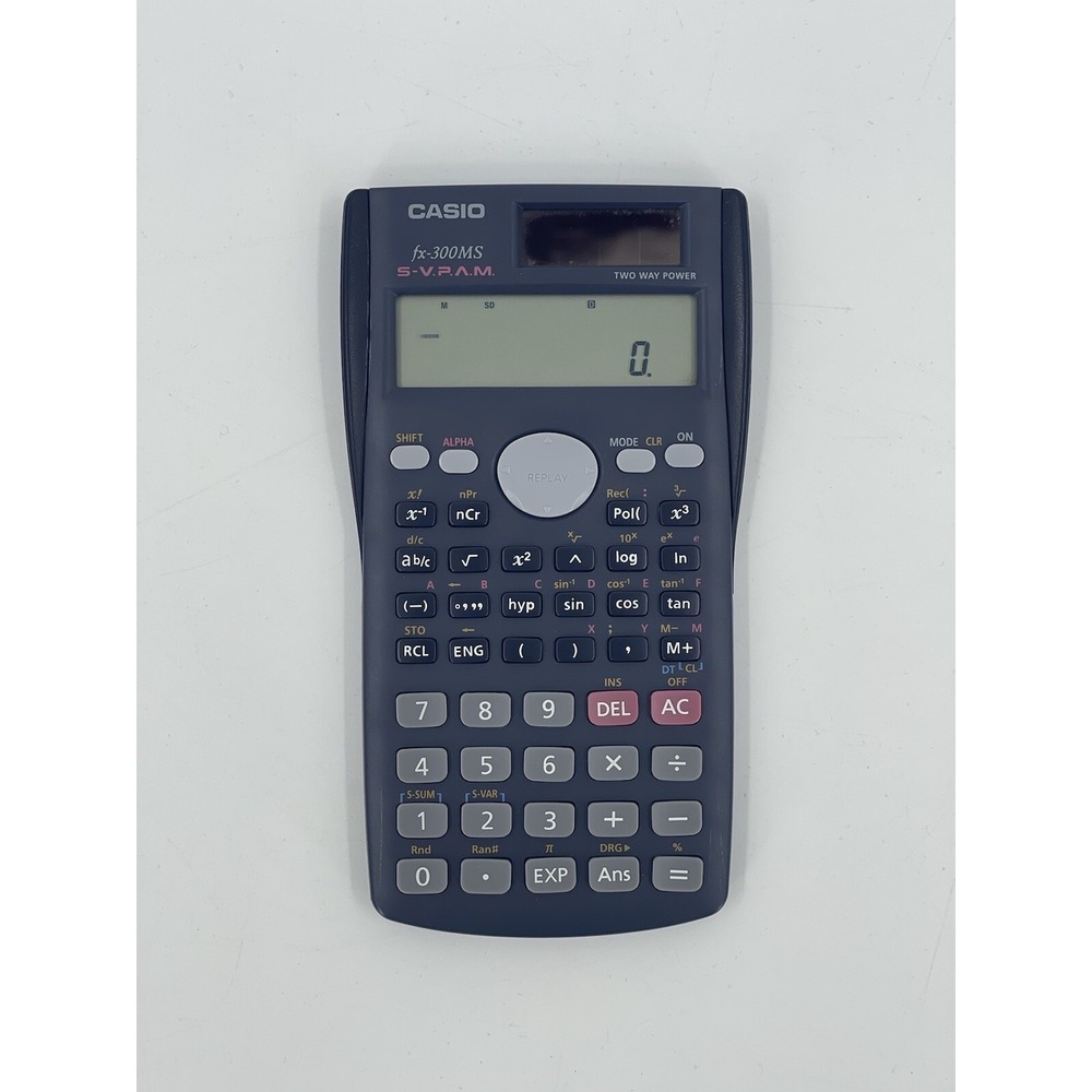 Casio FX-300MS‎ Scientific Calculator TESTED WORKS